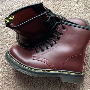 Maroon “Doc Marten” Style Boots